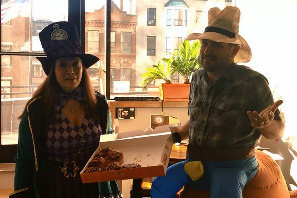 AJ & Nikki Have Some Halloween Fun With Dunkin’ Donuts